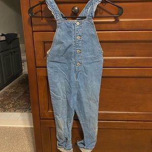 Zara kids 4-5T jean overalls